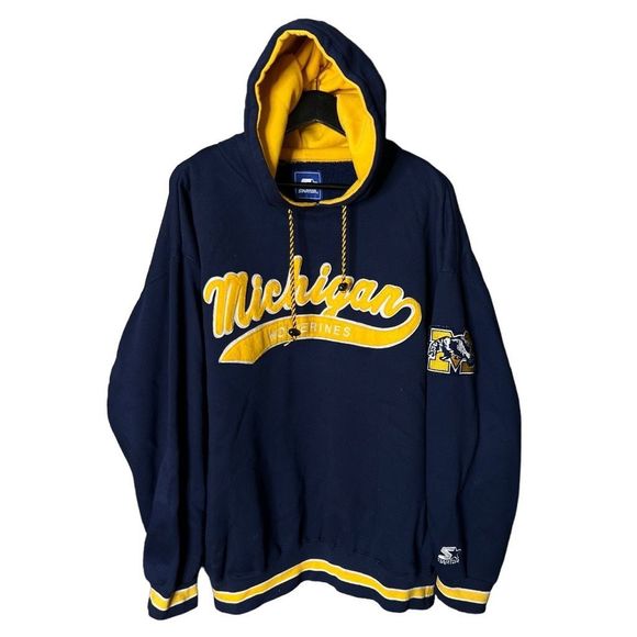 VTG Starter University of Michigan Hoodie XL - Picture 1 of 5